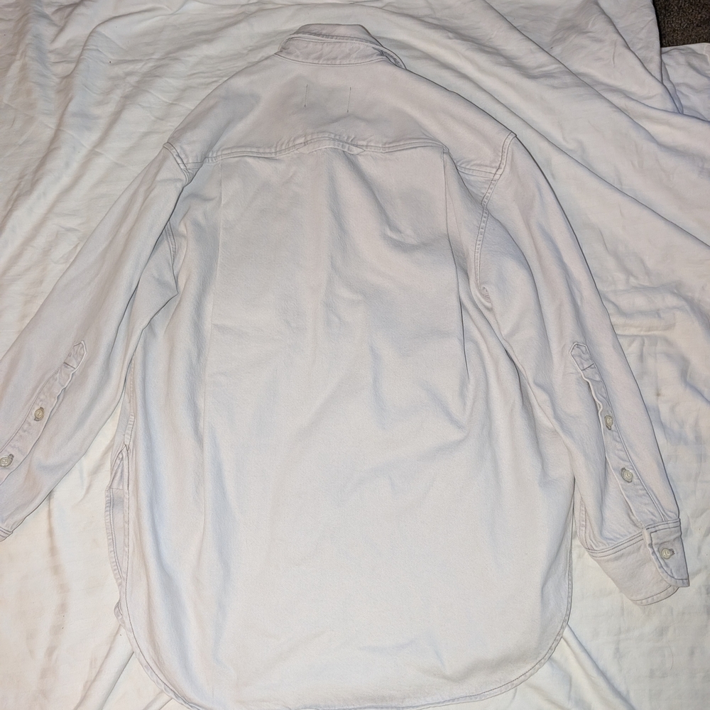 Citizens Of Humanity Soft Gray Button-Down Shirt - Picture 2 of 5